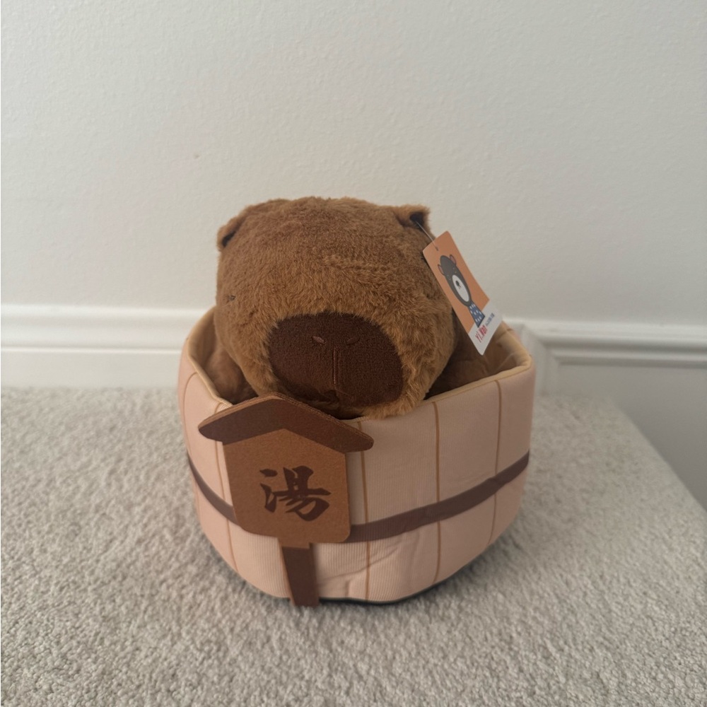 Capybara in Onsen Plush